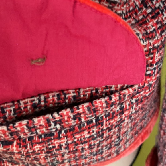 MARC JACOBS TWEED AND VELVET 100% wool JACKET SZ L - Picture 8 of 16